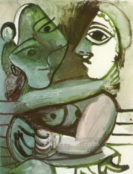Pablo Picasso Painting - Pareja sentada 1971 cubismo Pablo Picasso